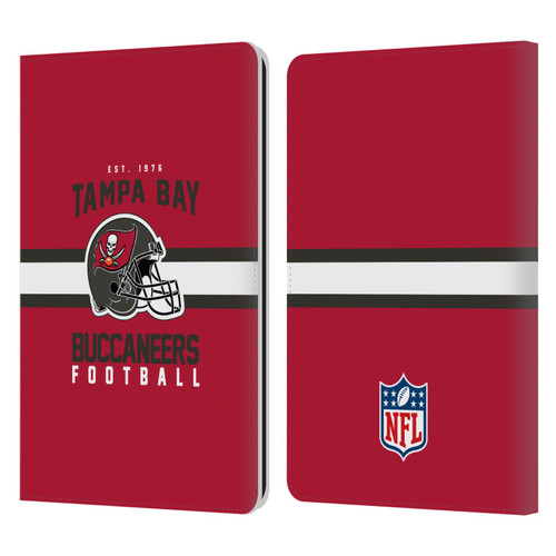 NFL Tampa Bay Buccaneers Graphics Helmet Typography Leather Book Wallet Case Cover For Amazon Kindle Paperwhite 1 / 2 / 3