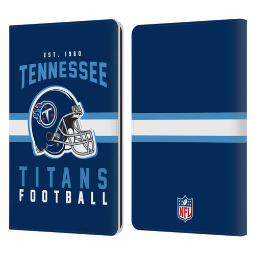 NFL Tennessee Titans Graphics Helmet Typography Leather Book Wallet Case Cover For Amazon Kindle Paperwhite 1 / 2 / 3