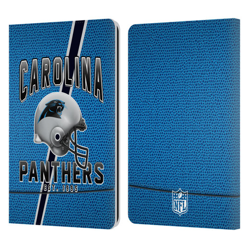 NFL Carolina Panthers Logo Art Football Stripes Leather Book Wallet Case Cover For Amazon Kindle Paperwhite 1 / 2 / 3