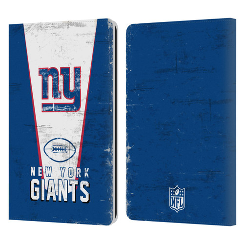 NFL New York Giants Logo Art Banner Leather Book Wallet Case Cover For Amazon Kindle Paperwhite 1 / 2 / 3