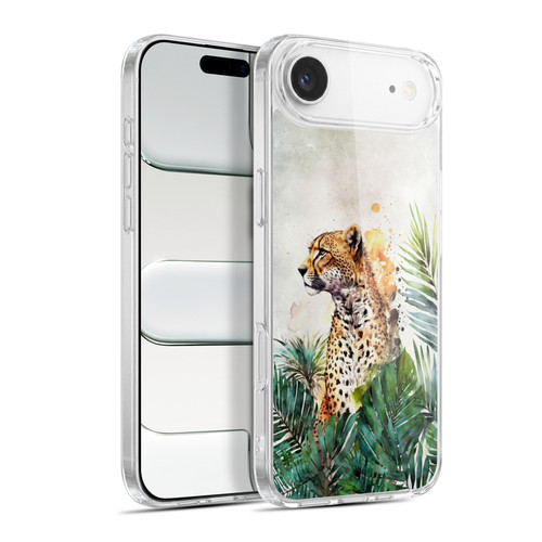 LebensArt Jungle Plants And Animals Cheetah Garden Soft Gel Case for Apple iPhone 17 Air