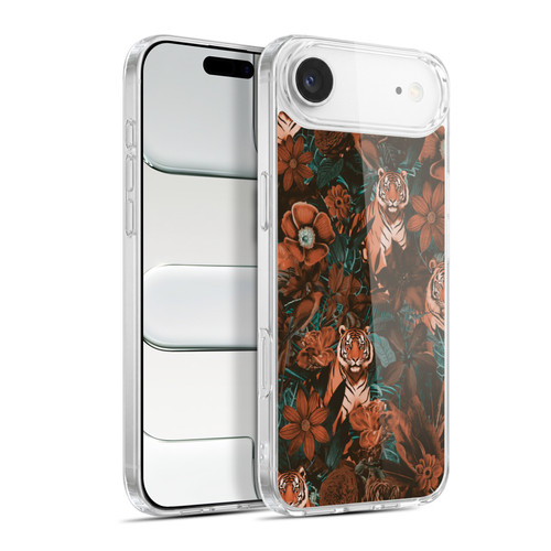 LebensArt Jungle Plants And Animals Fancy Opulence Tiger Soft Gel Case for Apple iPhone 17 Air