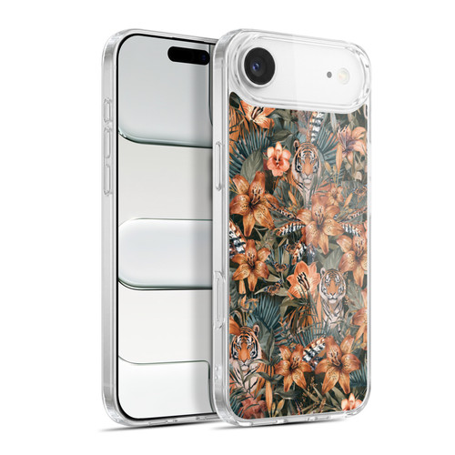 LebensArt Jungle Plants And Animals Opulence Tiger Soft Gel Case for Apple iPhone 17 Air