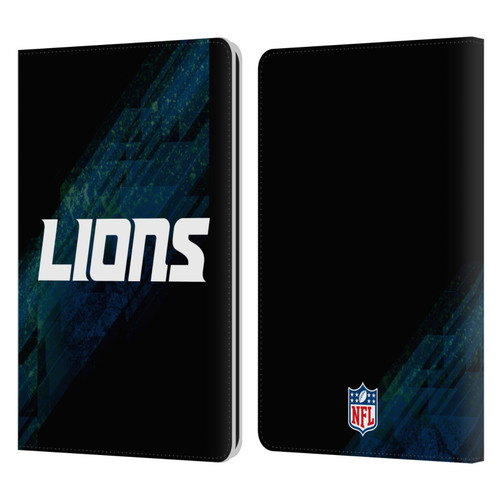 NFL Detroit Lions Logo Blur Leather Book Wallet Case Cover For Amazon Kindle Paperwhite 1 / 2 / 3