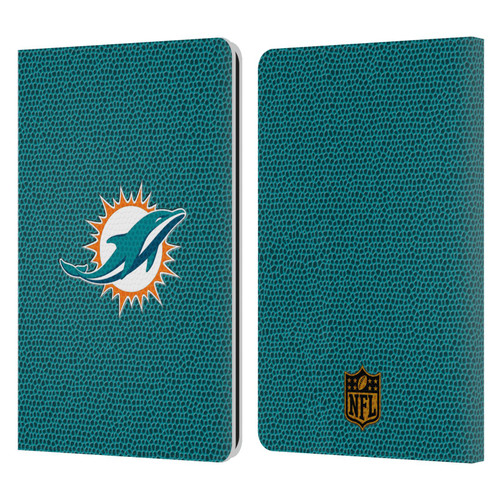 NFL Miami Dolphins Logo Football Leather Book Wallet Case Cover For Amazon Kindle Paperwhite 1 / 2 / 3