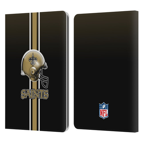 NFL New Orleans Saints Logo Helmet Leather Book Wallet Case Cover For Amazon Kindle Paperwhite 1 / 2 / 3