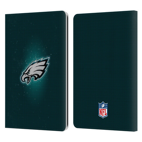 NFL Philadelphia Eagles Artwork LED Leather Book Wallet Case Cover For Amazon Kindle Paperwhite 1 / 2 / 3