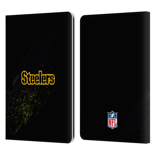 NFL Pittsburgh Steelers Logo Blur Leather Book Wallet Case Cover For Amazon Kindle Paperwhite 1 / 2 / 3