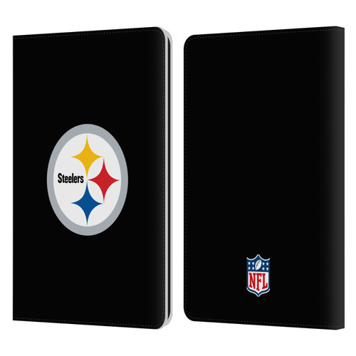 NFL Pittsburgh Steelers Logo Plain Leather Book Wallet Case Cover For Amazon Kindle Paperwhite 1 / 2 / 3