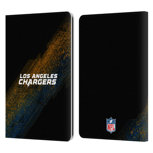 NFL Los Angeles Chargers Logo Blur Leather Book Wallet Case Cover For Amazon Kindle Paperwhite 1 / 2 / 3