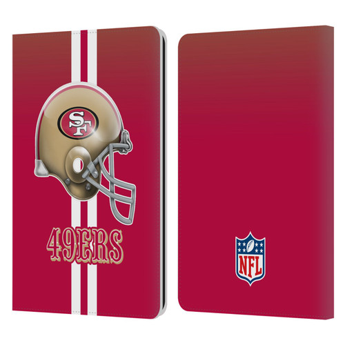 NFL San Francisco 49Ers Logo Helmet Leather Book Wallet Case Cover For Amazon Kindle Paperwhite 1 / 2 / 3