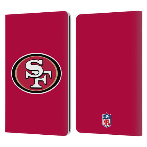 NFL San Francisco 49Ers Logo Plain Leather Book Wallet Case Cover For Amazon Kindle Paperwhite 1 / 2 / 3
