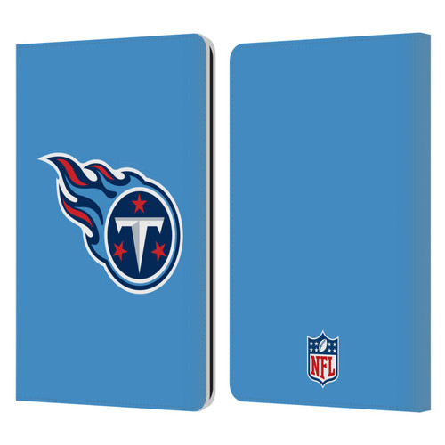 NFL Tennessee Titans Logo Plain Leather Book Wallet Case Cover For Amazon Kindle Paperwhite 1 / 2 / 3