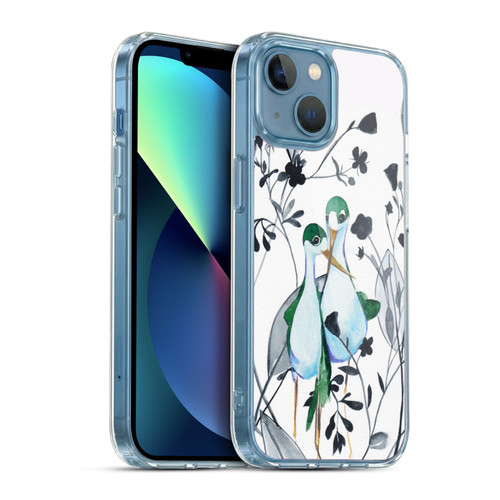 Mai Autumn Birds Together Soft Gel Case for Apple iPhone 13 Mini & MagSafe