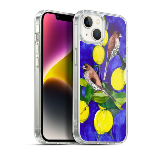 Mai Autumn Birds Lemon Tree Soft Gel Case for Apple iPhone 14 Plus & MagSafe