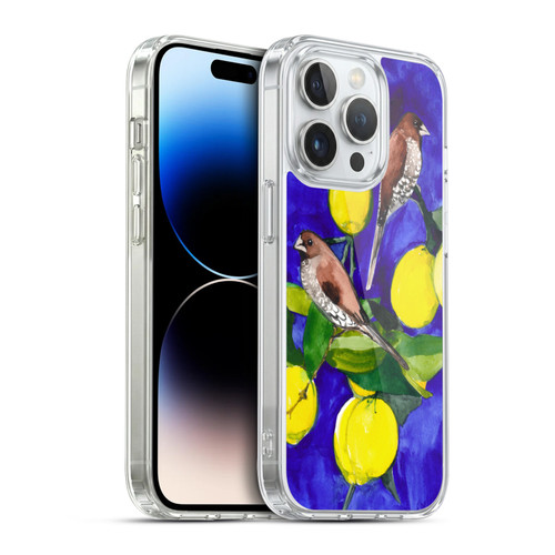 Mai Autumn Birds Lemon Tree Soft Gel Case for Apple iPhone 14 Pro & MagSafe