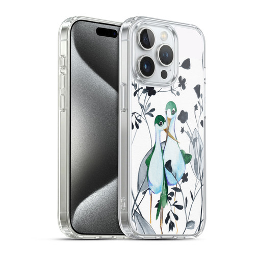Mai Autumn Birds Together Soft Gel Case for Apple iPhone 15 Pro & MagSafe