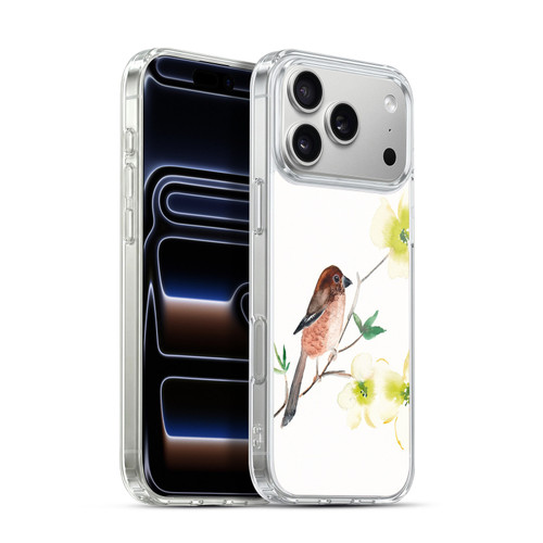 Mai Autumn Birds Dogwood Branch Soft Gel Case for Apple iPhone 17 Pro Max