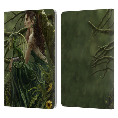 Nene Thomas Deep Forest Queen Fate Fairy With Dragon Leather Book Wallet Case Cover For Amazon Kindle Paperwhite 1 / 2 / 3