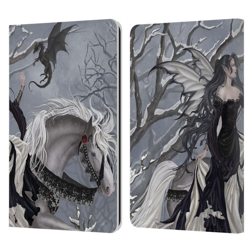 Nene Thomas Winter Has Begun Snow Fairy Horse With Dragon Leather Book Wallet Case Cover For Amazon Kindle Paperwhite 1 / 2 / 3
