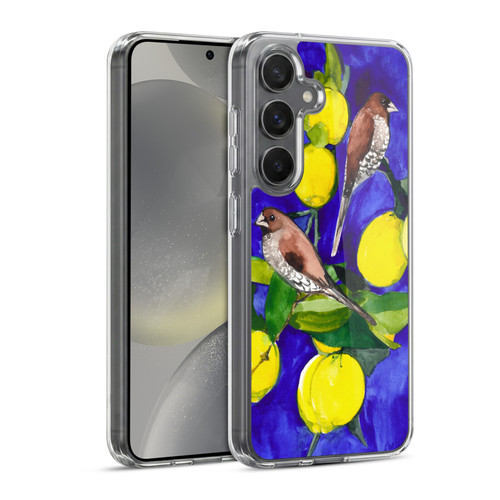 Mai Autumn Birds Lemon Tree Soft Gel Case for Samsung Galaxy S24 5G & MagSafe