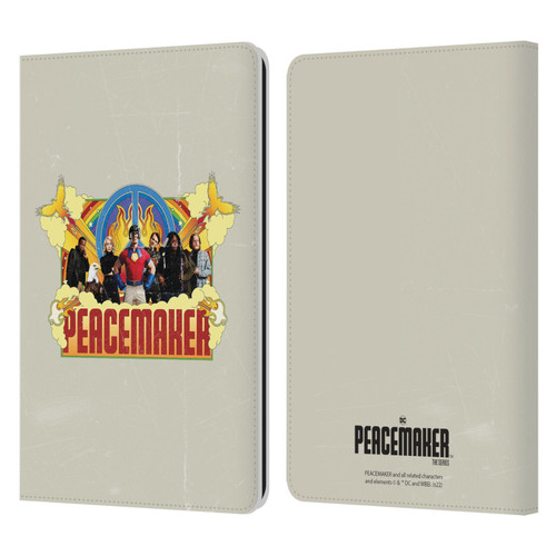 Peacemaker: Television Series Graphics Group Leather Book Wallet Case Cover For Amazon Kindle Paperwhite 1 / 2 / 3
