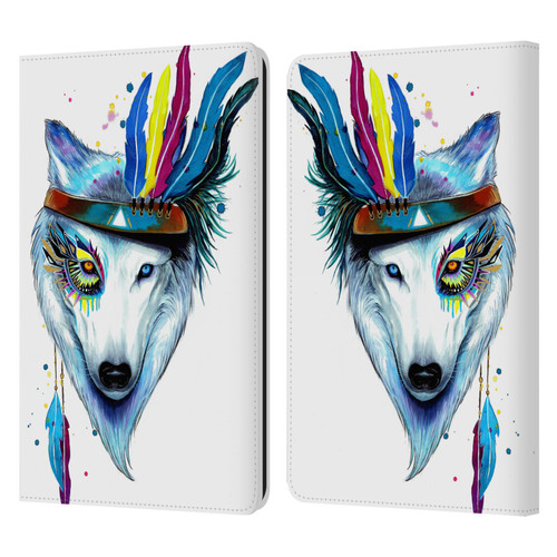 Pixie Cold Animals Warrior Leather Book Wallet Case Cover For Amazon Kindle Paperwhite 1 / 2 / 3
