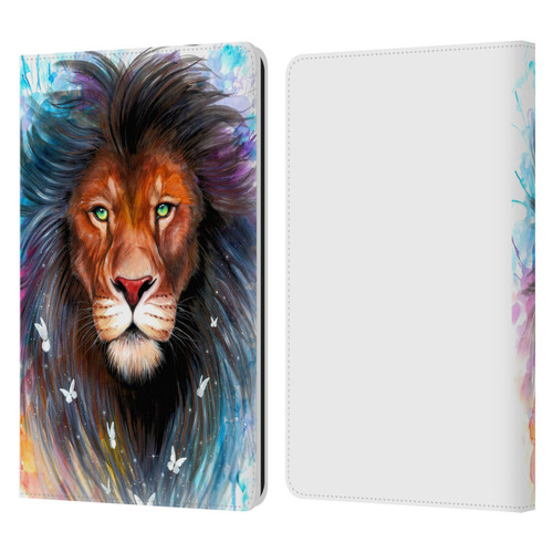 Pixie Cold Cats Sacred King Leather Book Wallet Case Cover For Amazon Kindle Paperwhite 1 / 2 / 3