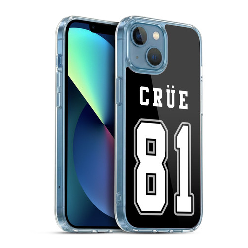 Motley Crue Logos Jersey Soft Gel Case for Apple iPhone 13 Mini & MagSafe