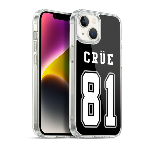 Motley Crue Logos Jersey Soft Gel Case for Apple iPhone 14