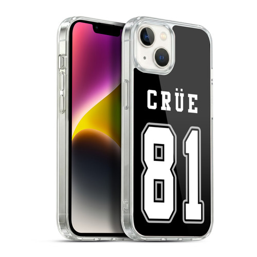 Motley Crue Logos Jersey Soft Gel Case for Apple iPhone 14 Plus & MagSafe