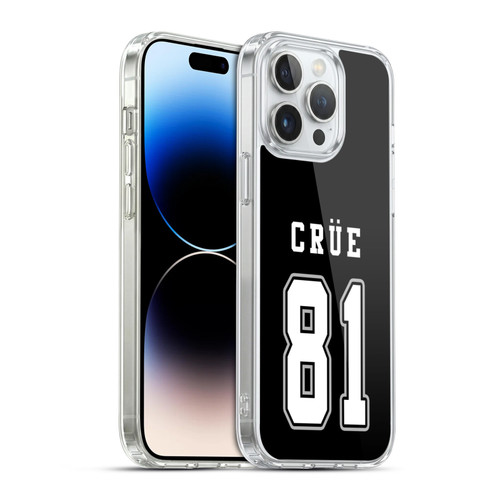 Motley Crue Logos Jersey Soft Gel Case for Apple iPhone 14 Pro Max & MagSafe