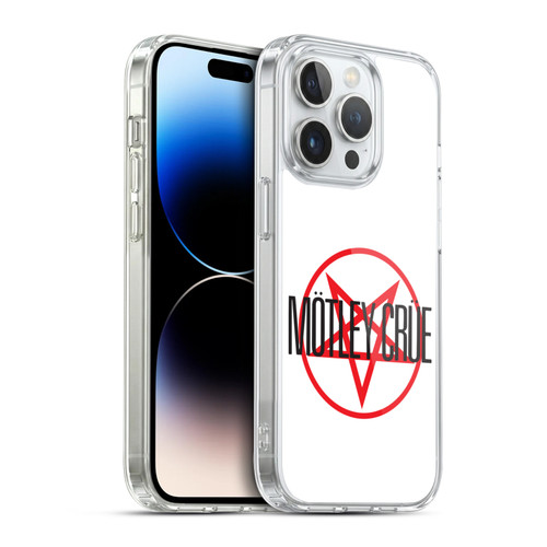 Motley Crue Logos Pentagram Soft Gel Case for Apple iPhone 14 Pro & MagSafe