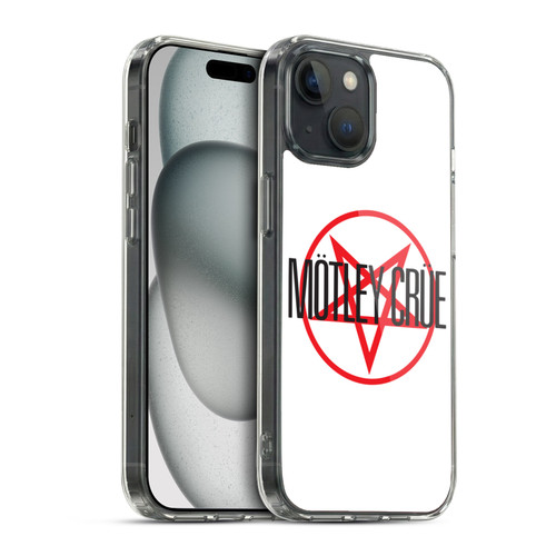 Motley Crue Logos Pentagram Soft Gel Case for Apple iPhone 15 & MagSafe