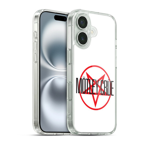 Motley Crue Logos Pentagram Soft Gel Case for Apple iPhone 16 & MagSafe