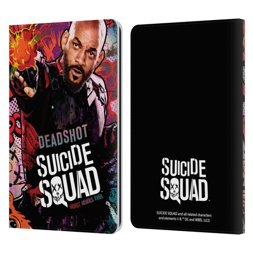 Suicide Squad 2016 Graphics Deadshot Poster Leather Book Wallet Case Cover For Amazon Kindle Paperwhite 1 / 2 / 3