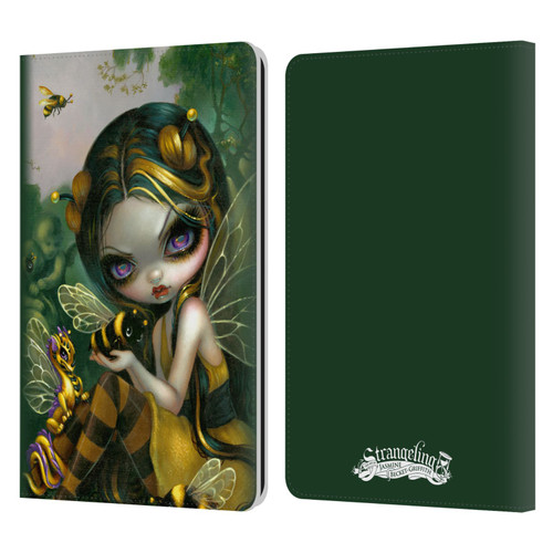 Strangeling Dragon Bee Fairy Leather Book Wallet Case Cover For Amazon Kindle Paperwhite 1 / 2 / 3