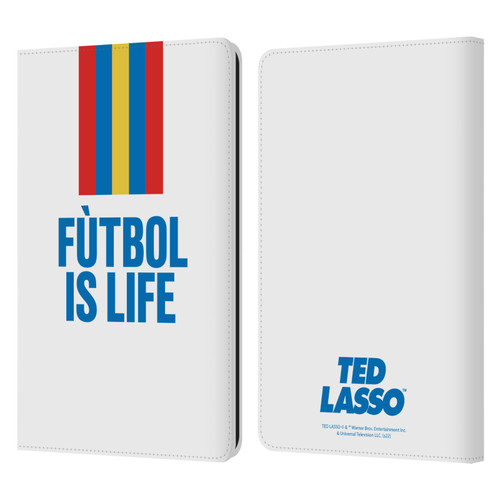 Ted Lasso Season 1 Graphics Futbol Is Life Leather Book Wallet Case Cover For Amazon Kindle Paperwhite 1 / 2 / 3