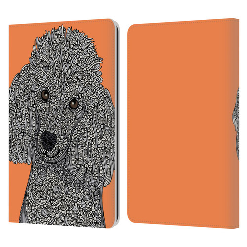 Valentina Dogs Poodle Leather Book Wallet Case Cover For Amazon Kindle Paperwhite 1 / 2 / 3