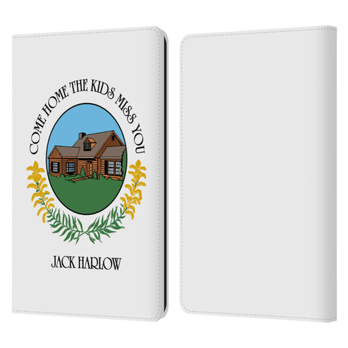 Jack Harlow Graphics Come Home Badge Leather Book Wallet Case Cover For Amazon Kindle Paperwhite 1 / 2 / 3