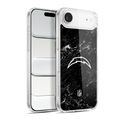 NFL Los Angeles Chargers Artwork Marble Soft Gel Case for Apple iPhone 17 Air