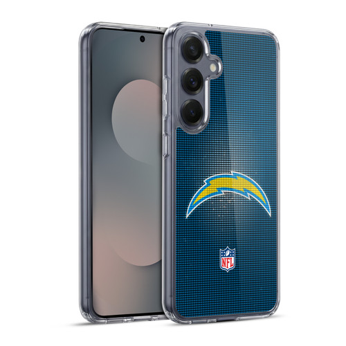NFL Los Angeles Chargers Artwork LED Soft Gel Case for Samsung Galaxy S25+ & MagSafe