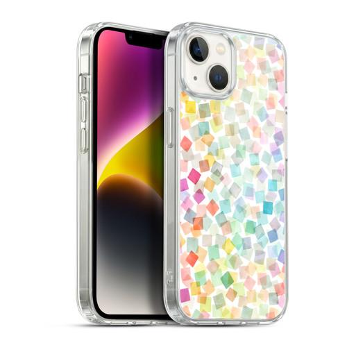 Ninola Mix Patterns Confetti Plaids Soft Gel Case for Apple iPhone 14 Plus & MagSafe