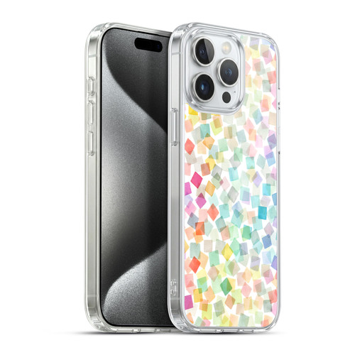 Ninola Mix Patterns Confetti Plaids Soft Gel Case for Apple iPhone 15 Pro Max & MagSafe