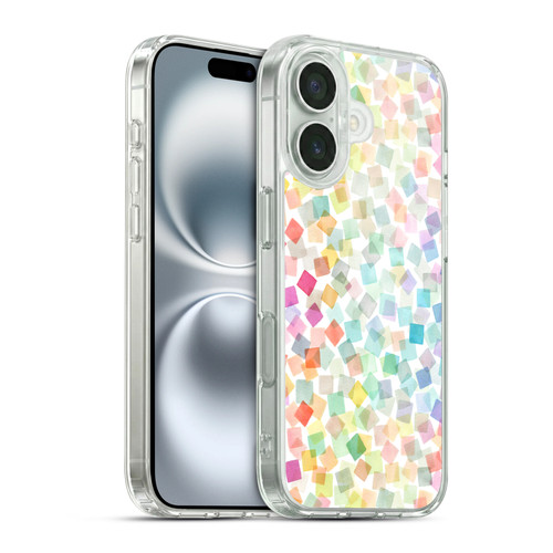 Ninola Mix Patterns Confetti Plaids Soft Gel Case for Apple iPhone 16 & MagSafe