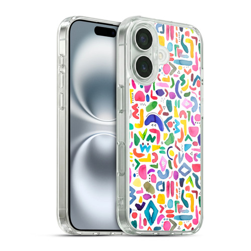 Ninola Mix Patterns Summer Tribal Soft Gel Case for Apple iPhone 16 & MagSafe