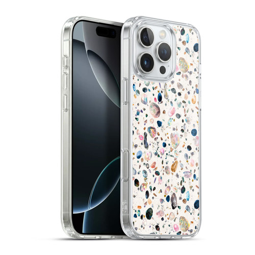 Ninola Mix Patterns Watercolor Terrazzo Soft Gel Case for Apple iPhone 16 Pro Max & MagSafe