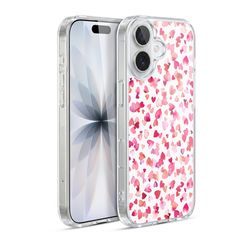 Ninola Mix Patterns Red Hearts Soft Gel Case for Apple iPhone 17
