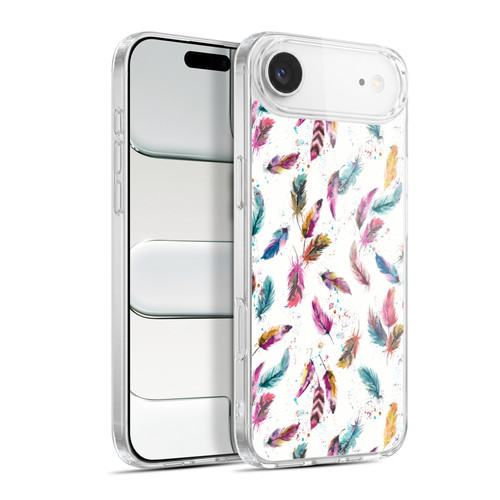 Ninola Mix Patterns Muticolored Feathers Soft Gel Case for Apple iPhone 17 Air