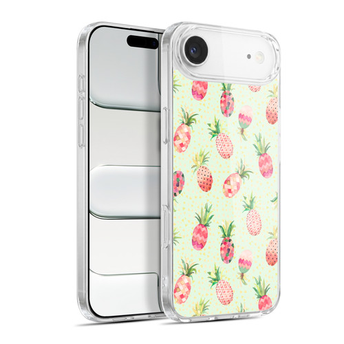 Ninola Mix Patterns Pineapple Lime Soft Gel Case for Apple iPhone 17 Air